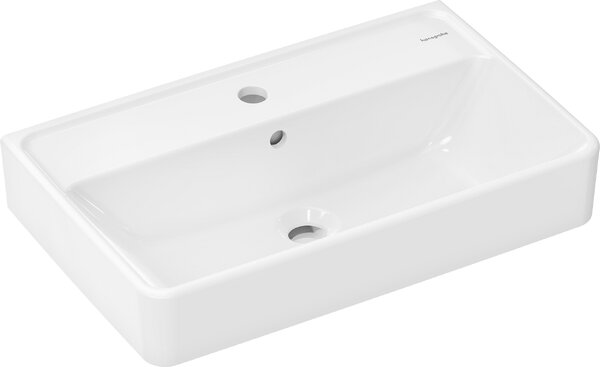 Hansgrohe Xanuia Q - Umyvadlo Compact s přepadem 600x370 mm, bílá 60213450