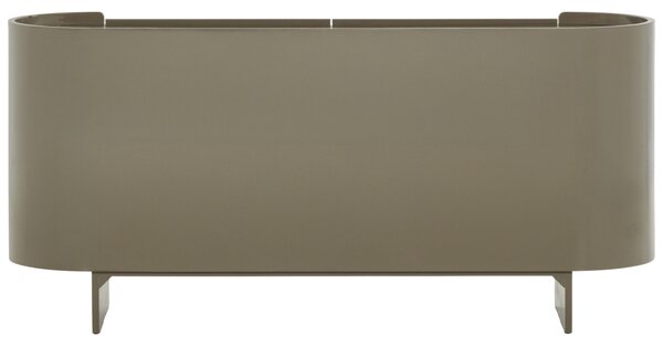 WOOOD Zelená lakovaná komoda Liora 160 x 45 cm
