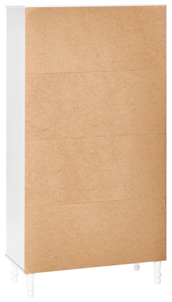 Skleněná vitrína TINGLEDALE 80 cm Bílá