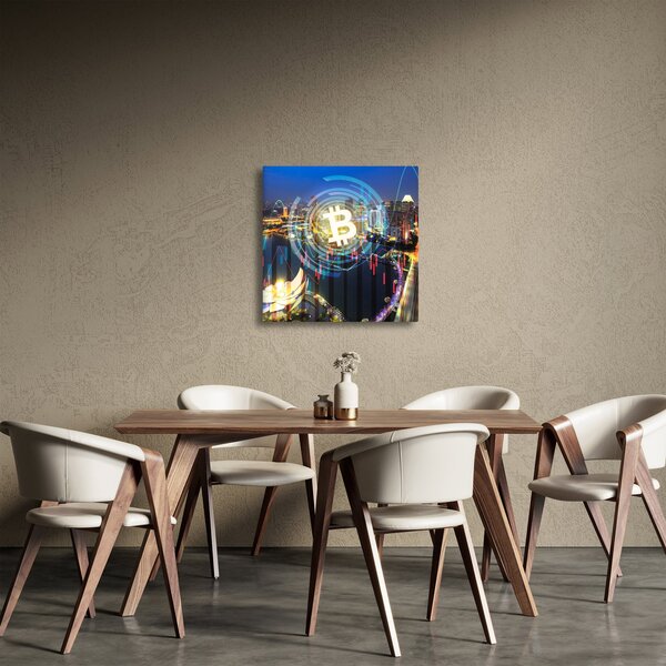 Obraz - Město investic (30x30 cm)