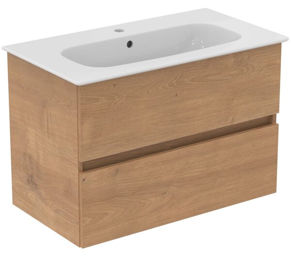 Ideal Standard i.life - Umyvadlo se skříňkou 800 mm, přírodní dub