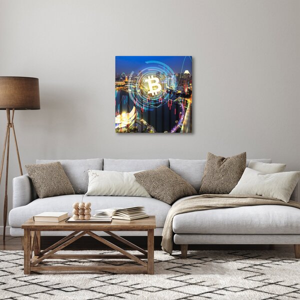 Obraz - Město investic (30x30 cm)