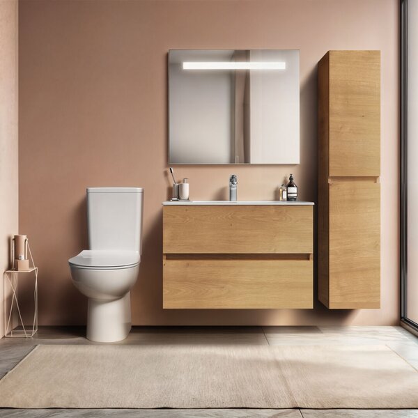 Ideal Standard i.life - Umyvadlo se skříňkou 800 mm, přírodní dub