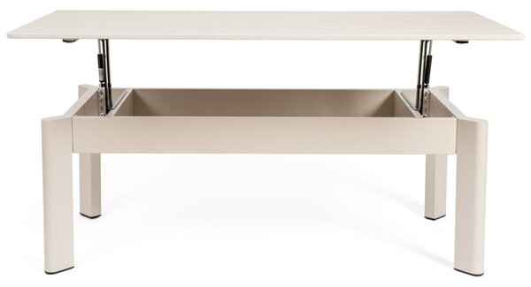 Somcasa Béžový keramický rozkládací konferenční stolek Roland 120 x 60 cm