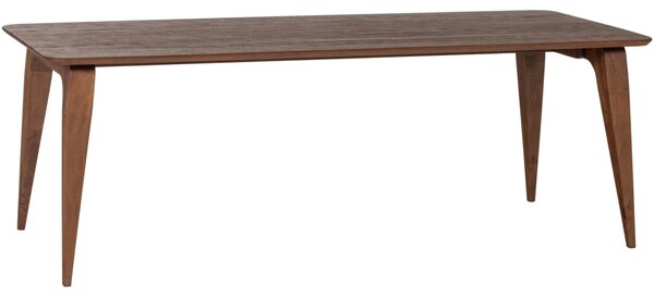 WOOOD Hnědý dřevěný jídelní stůl Rubo 220 x 95 cm