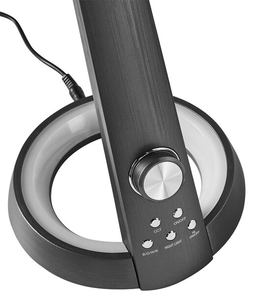LED stolní lampa CANOPUS s USB portem Černá
