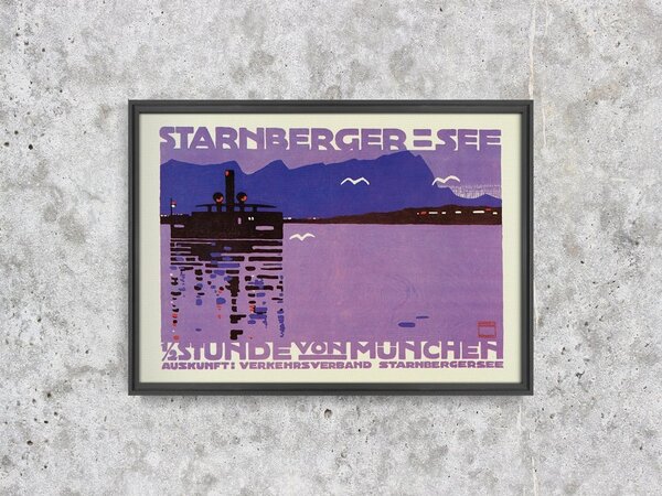 Dekorativní plakát Dekorativní plakát Starnberg