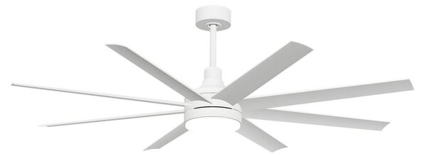 Aigostar - LED Stmívatelný stropní ventilátor LED/24W/230V 2700-6500K + DO bílá