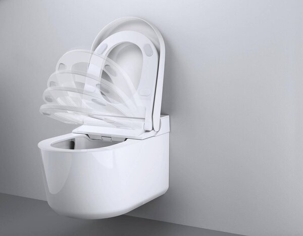 GROHE Sensia - Závěsná sprchová toaleta + Rapid SLX Sada 4 v 1, alpská bílá 36509SH0