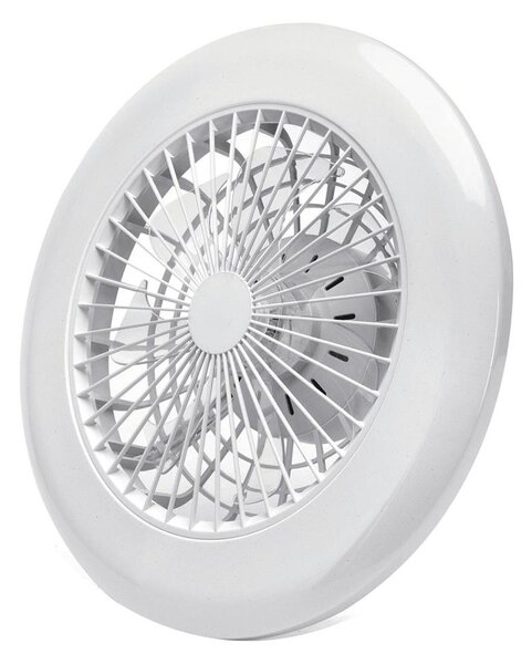 Aigostar - LED Stmívatelný stropní ventilátor LED/40W/230V 2700-6500K + DO bílá