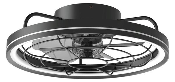 Aigostar - LED Stmívatelný stropní ventilátor LED/40W/230V 2700-6500K + DO černá