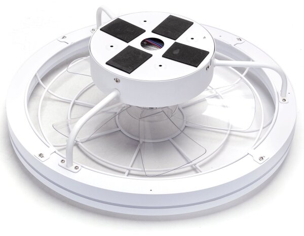 Aigostar - LED Stmívatelný stropní ventilátor LED/40W/230V 2700-6500K + DO bílá