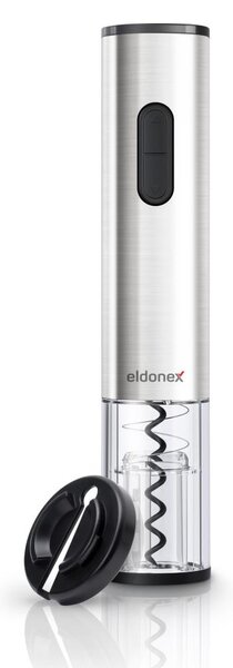 ELDONEX EWO-2200-SL - Elektrický otvírák na víno 4xAA matný chrom