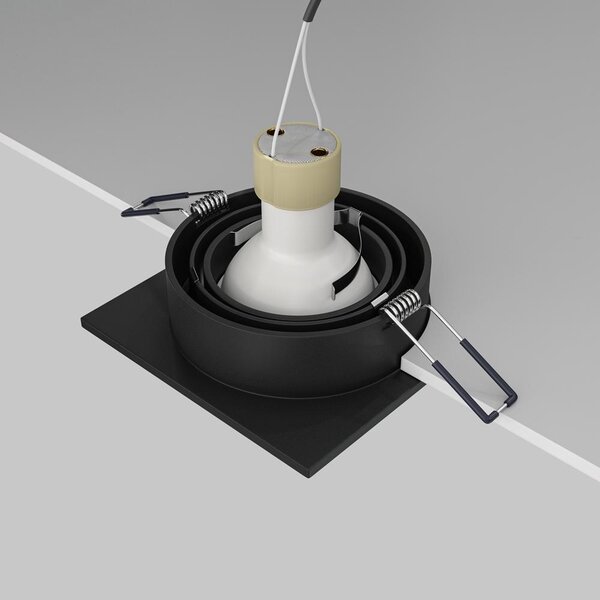 Maytoni Moderní vestavné svítidlo ATOM, 10W, d. 9,2 cm, 1xGU10 Barva: Bílá