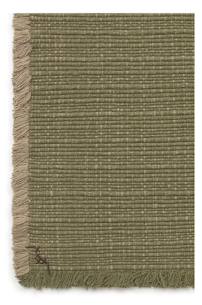 Khaki ručně tkaný bavlněný koberec 200x300 cm Handloom – Lorena Canals