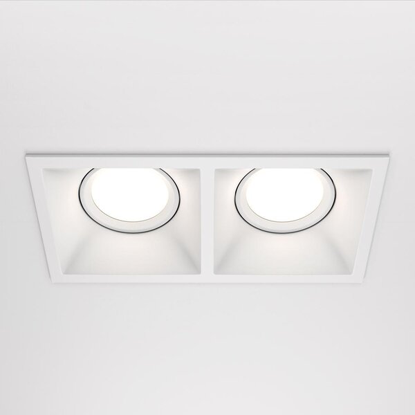 Maytoni Vestavné svítidlo DOT, 50W, d. 17,3 cm, 2xGU10 Barva: Bílá