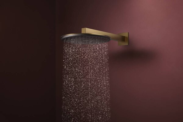 Hansgrohe Raindance Alive S - Hlavová sprcha 300 1jet EcoSmart + sprchové rameno 390 mm, kartáčovaný bronz 24521140+24337140