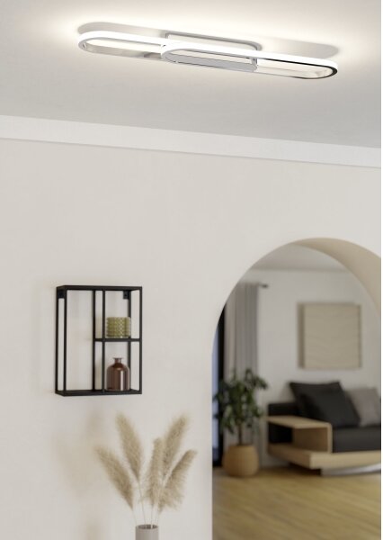 Eglo 902161 - LED Stropní svítidlo CONIVARENA LED/20W/230V 2700/4000/6500K chrom