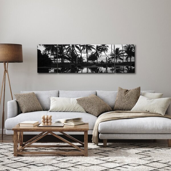 Obraz tropického ostrova (170x50 cm)