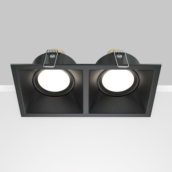 Maytoni Vestavné svítidlo DOT, 50W, d. 17,3 cm, 2xGU10 Barva: Bílá