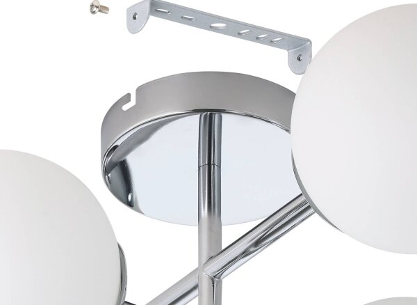 Eglo 902098 - LED Koup. přisazený lustr CASTROVIDO 4xG9/4,2W/230V IP44 chrom