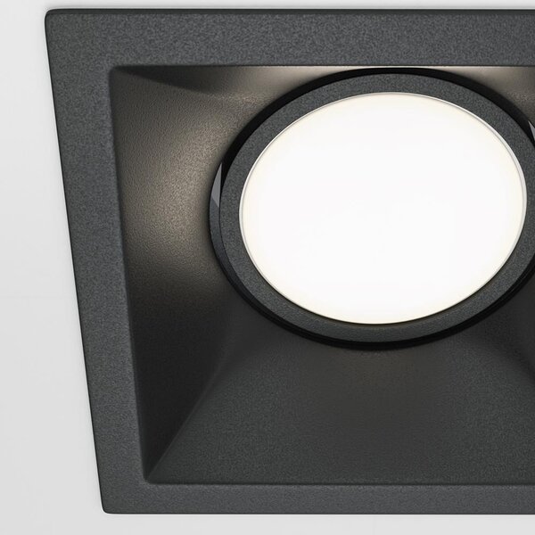 Maytoni Vestavné svítidlo DOT, 50W, d. 9 cm, 1xGU10 Barva: Černá
