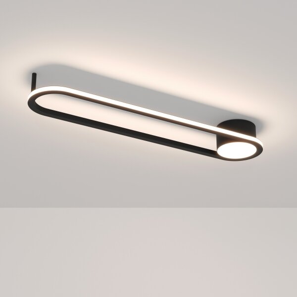 Eglo 902151-LED Stropní svítidlo COLLECORVINO LED/24W/230V 2700/4000/6500K černá