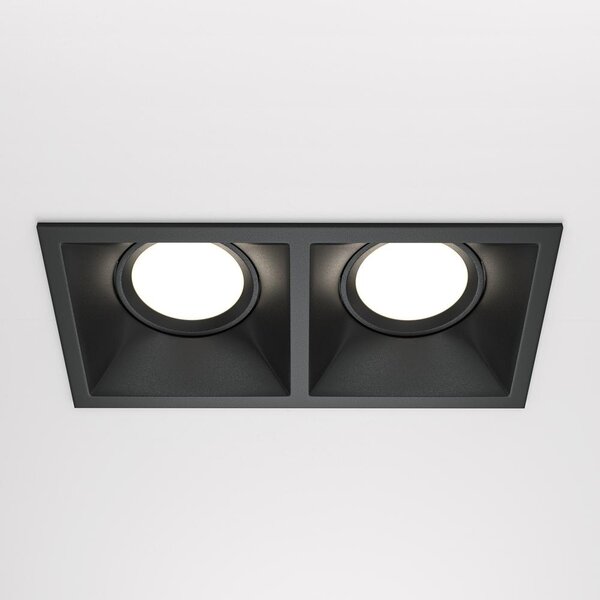 Maytoni Vestavné svítidlo DOT, 50W, d. 17,3 cm, 2xGU10 Barva: Bílá
