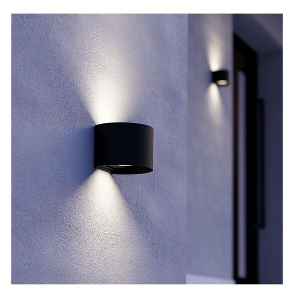 Eglo 901844 - LED Venkovní nástěnné svítidlo CALPINO 2xLED/2,8W/230V IP54 černá