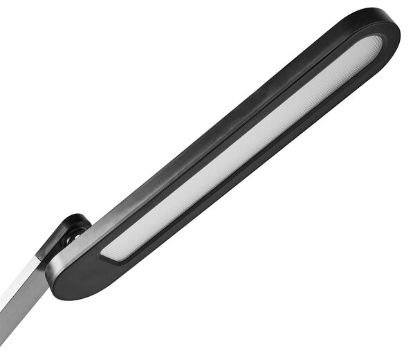 LED stolní lampa CAROY s bezdrátovou nabíječkou Černá