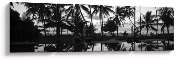 Obraz tropického ostrova (170x50 cm)