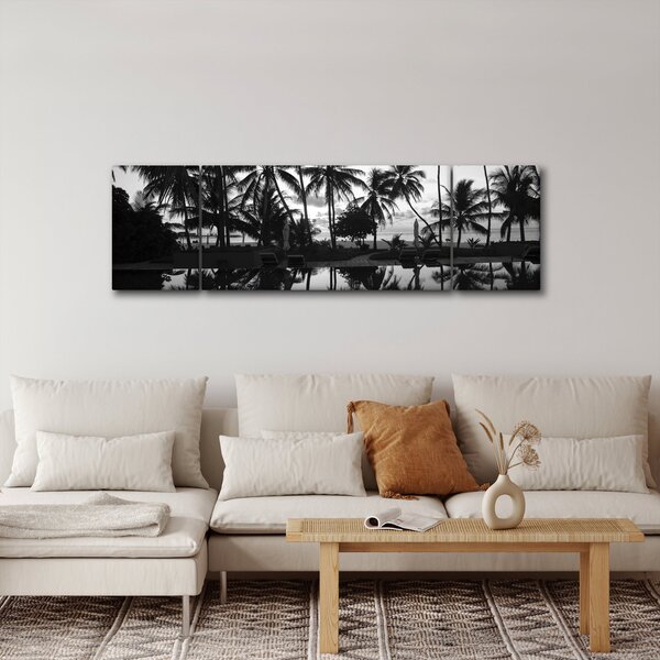 Obraz tropického ostrova (170x50 cm)