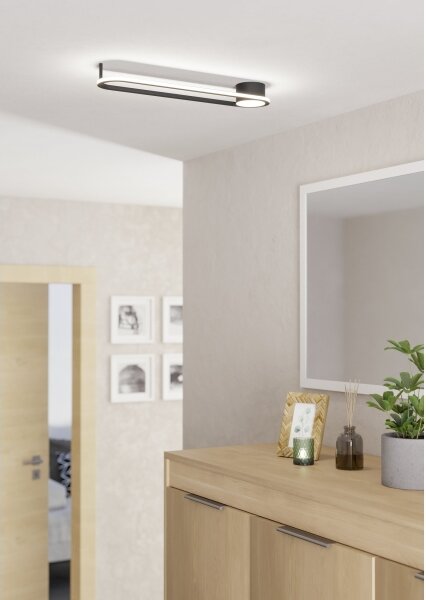 Eglo 902151-LED Stropní svítidlo COLLECORVINO LED/24W/230V 2700/4000/6500K černá