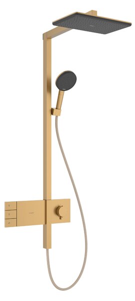 Hansgrohe Raindance Alive Q - Showerpipe 210/340 2jet s termostatem ShowerSelect Comfort, kartáčovaný bronz 24590140