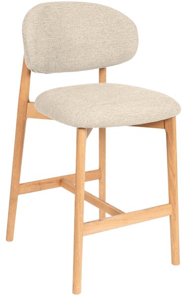 Somcasa Béžová čalouněná barová židle Renzo 66 cm