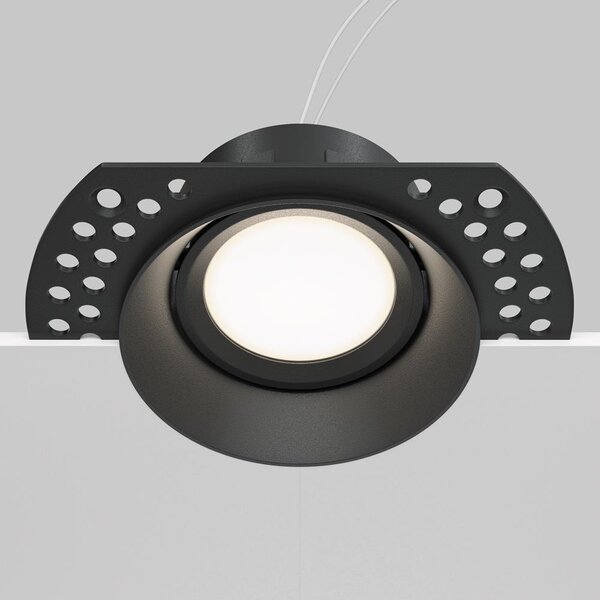 Maytoni Vestavné svítidlo DOT, 50W, ⌀ 8 cm, 1xGU10 Barva: Černá