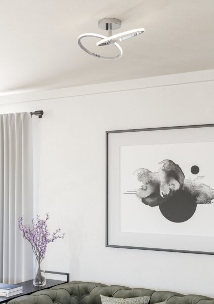 Eglo 902145 - LED Stropní svítidlo CONGIUNTI LED/12W/230V 2700/4000/6500K chrom