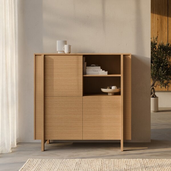 Somcasa Dubová komoda Pacific 120 x 43 cm