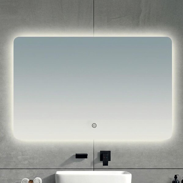 Brilagi - LED Koupel. zrcadlo COMO LED/28W/230V 60x80 cm IP44 CRI 90 stm. + CCT