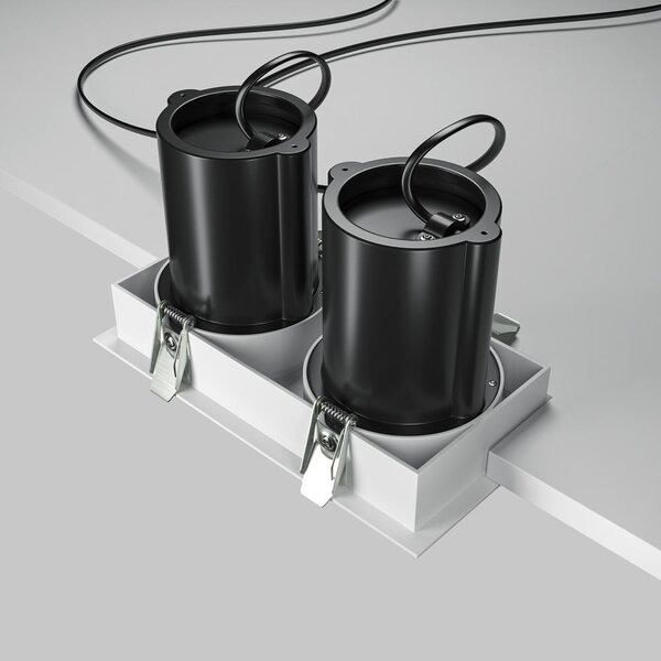 Maytoni Vestavné LED svítidlo HIDDEN, 20W, d. 16,8 cm, 3000K Barva: Černá