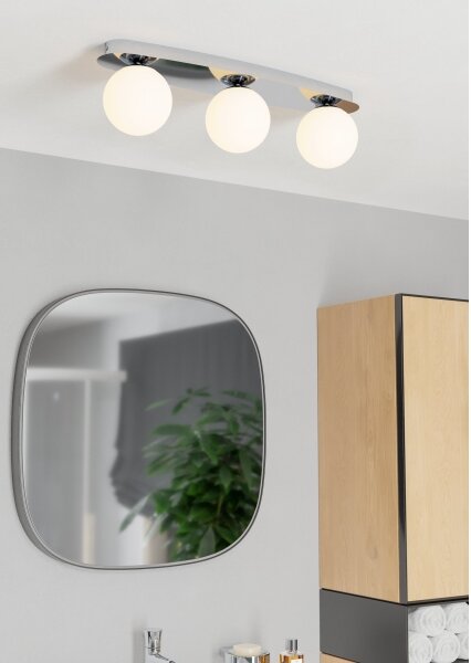 Eglo 902096 - LED Koup. stropní svítidlo CASTROVIDO 3xG9/4,2W/230V IP44 chrom