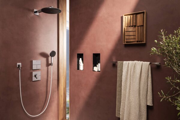 Hansgrohe Raindance Alive Select S - Sada se sprchovým držákem 125 3jet EcoSmart, se sprchovou hadicí Designflex 1600 mm, chrom 24611000