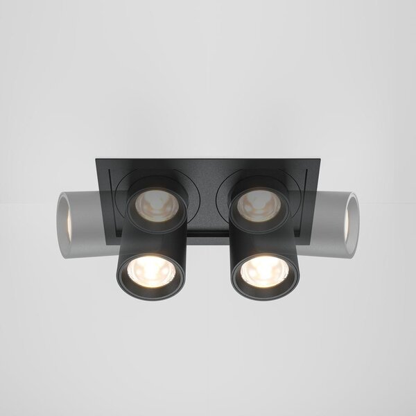 Maytoni Vestavné LED svítidlo HIDDEN, 20W, d. 16,8 cm, 3000K Barva: Černá