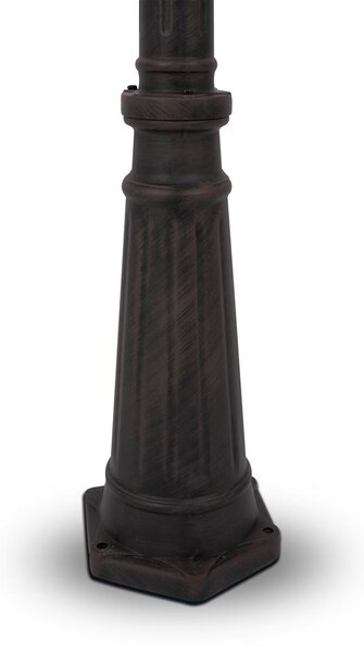 Maytoni Vintage venkovní sloupkové svítidlo FLEUR, 60W, v. 239 cm, 3xE27, IP44 Barva: Bronz