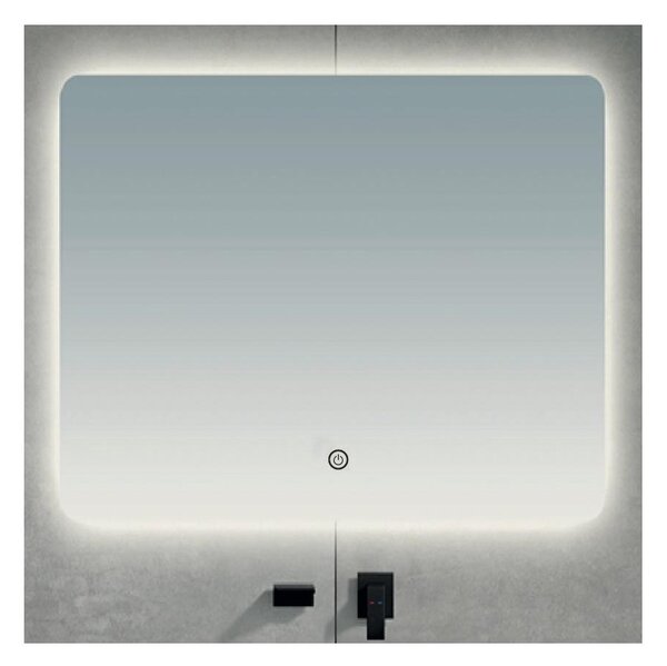 Brilagi - LED Koupel. zrcadlo COMO LED/24W/230V 60x60 cm IP44 CRI 90 stm. + CCT