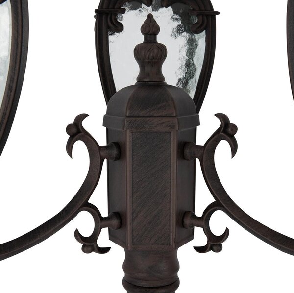 Maytoni Vintage venkovní sloupkové svítidlo FLEUR, 60W, v. 239 cm, 3xE27, IP44 Barva: Bronz