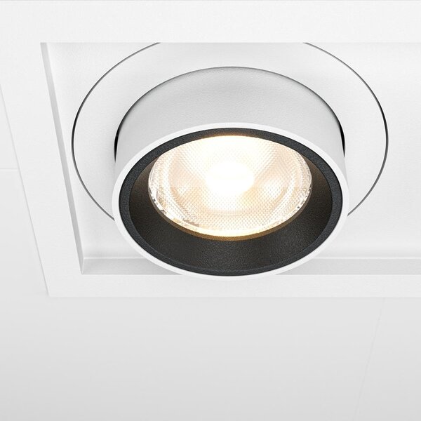 Maytoni Vestavné LED svítidlo HIDDEN, 20W, d. 16,8 cm, 3000K Barva: Černá