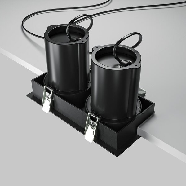 Maytoni Vestavné LED svítidlo HIDDEN, 20W, d. 16,8 cm, 3000K Barva: Černá