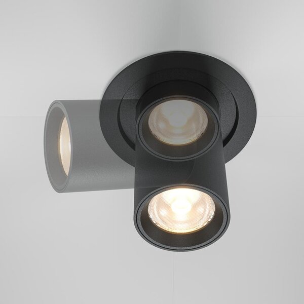 Maytoni Vestavné LED svítidlo HIDDEN, 10W, ⌀ 9 cm, 3000K Barva: Bílá