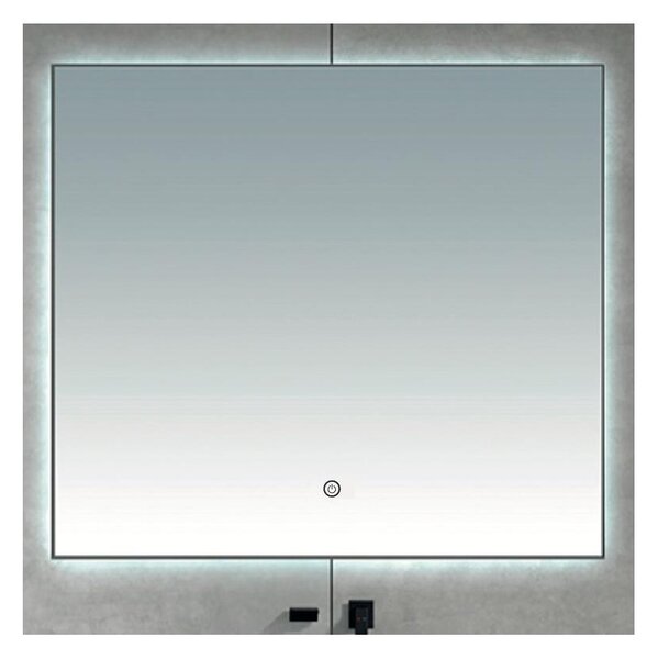 Brilagi -LED Koupel. zrcadlo DESIO LED/24W/230V 60x60 cm IP44 CRI 90 stm. + CCT